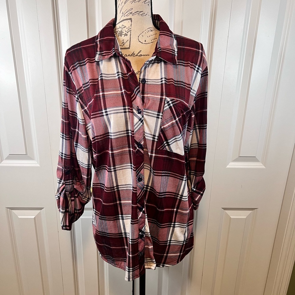 Burgundy Flannel
